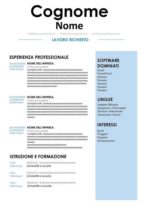 ilmainen cv|Modelli di curriculum vitae gratis da compilare e scaricare